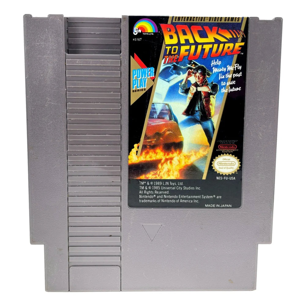 Christopher Lloyd Autographed Back to the Future Nintendo NES Video Game Box with JSA COA - Perfect for Movie Memorabilia Collectors and Retro Gaming Enthusiasts