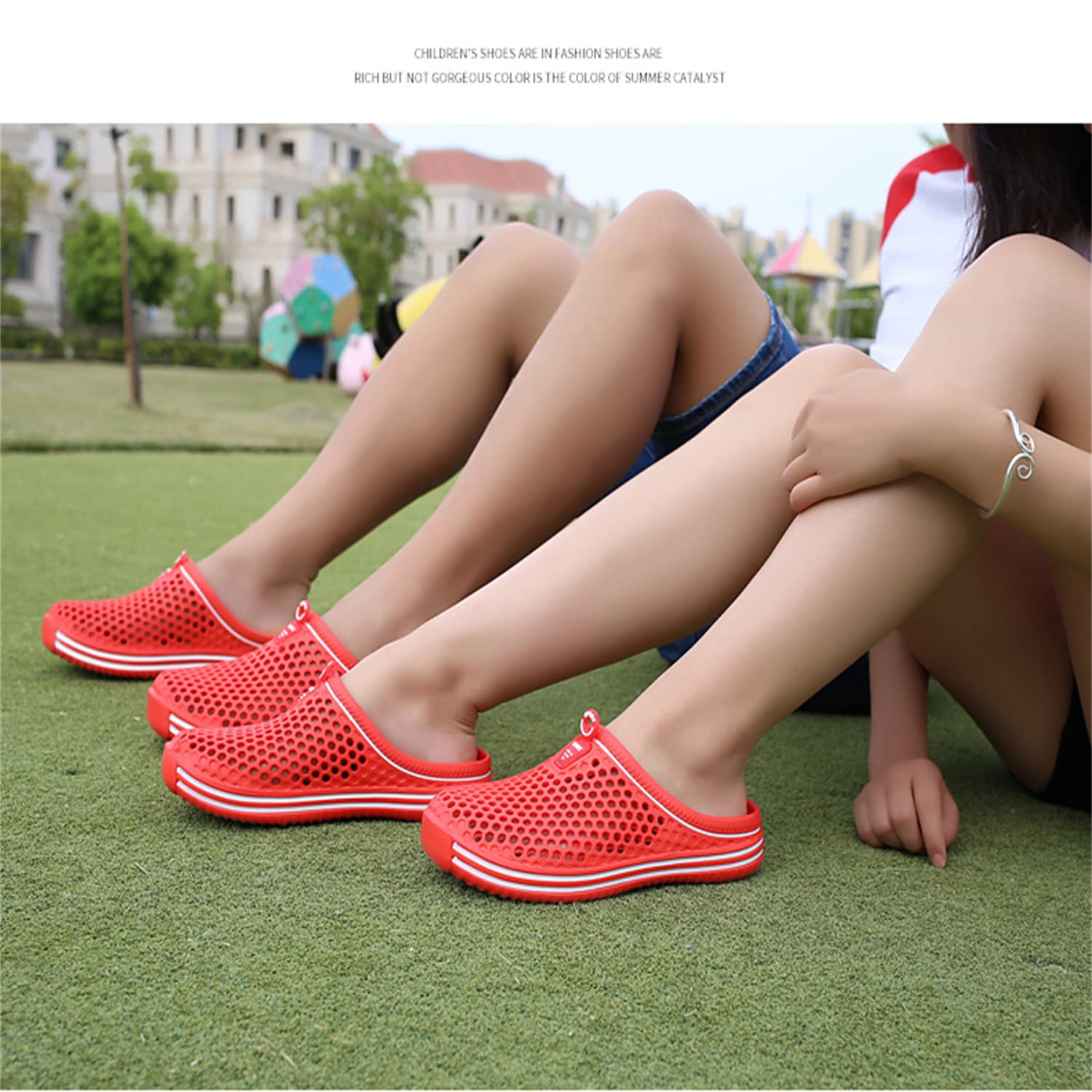 **Women's Garden Clogs - Breathable Water Shoes for Beach, Bathing, Walking & Travel - Comfortable Slip-On Slippers for Home, Pool & Outdoor Activities**