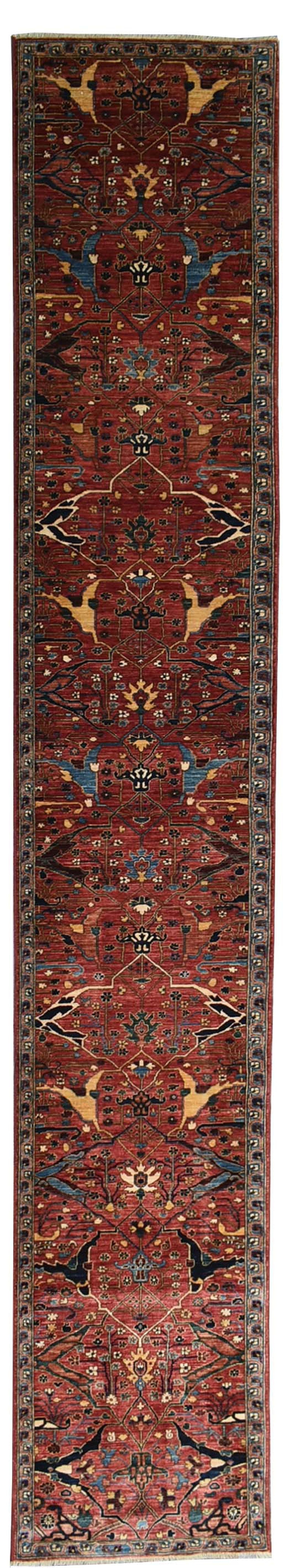Handwoven Arabesque Tribal Rug - Authentic Bohemian Design for Home Decor, Living Room, Bedroom & Office - J72772