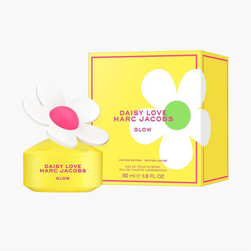 Marc Jacobs Daisy Love Glow Eau de Toilette 50ml for Women - Floral Perfume for Daytime & Romantic Occasions