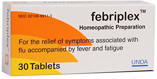 UNDA Febriplex Homeopathic Remedy - 30 Tablets for Fever & Immune Support | Natural Relief for Adults & Kids | Use During Cold & Flu Season