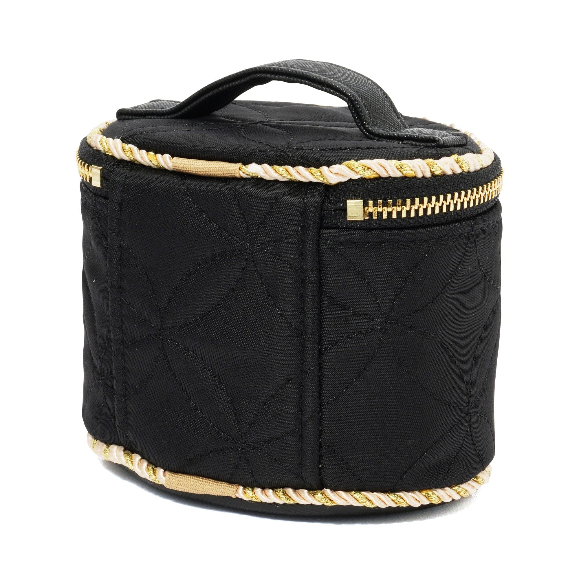 Bell Vanity Pouch Mini Black - Small Cosmetic Bag for Makeup & Travel Essentials | Perfect for Women's Purse, Gym, and Everyday Use