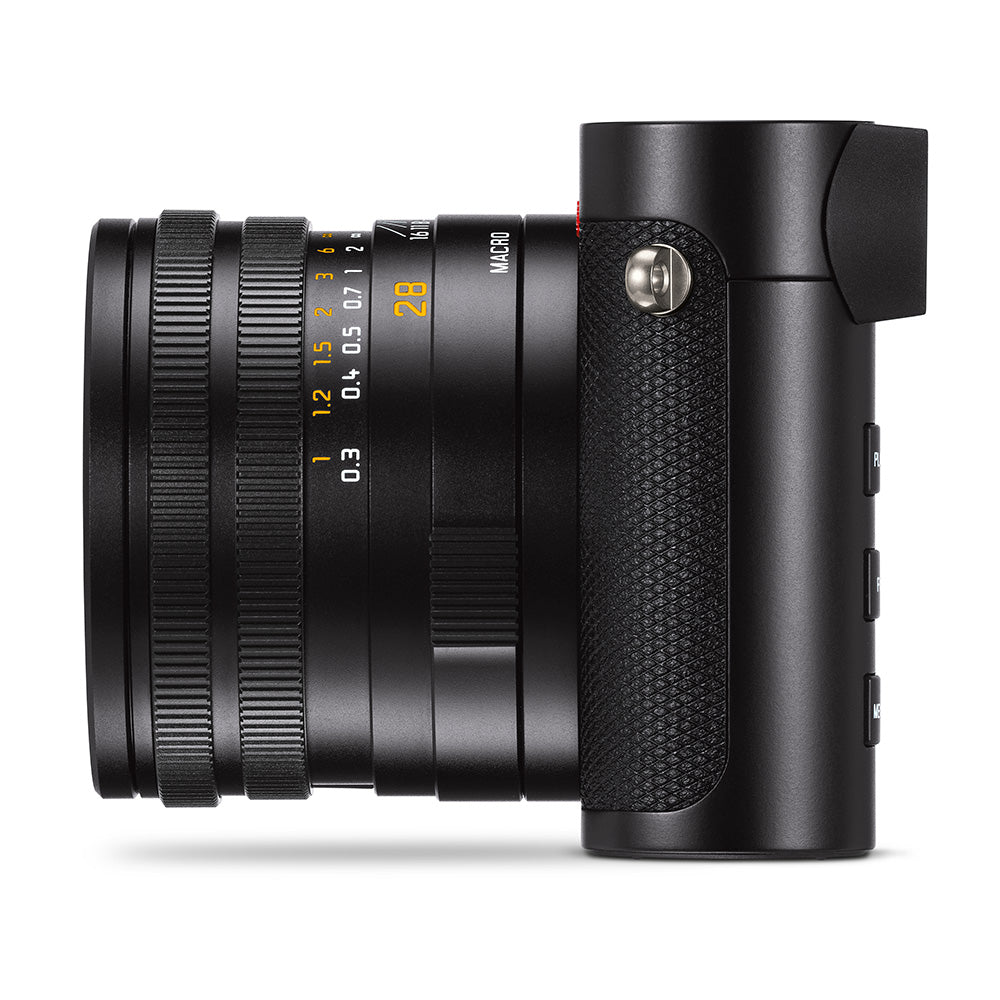 Leica Q2 Black Anodized Digital Camera - 47.3MP Full Frame, 28mm f/1.7 Lens, 4K Video - Perfect for Travel, Street & Portrait Photography