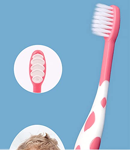 Soft Bristle Kids Toothbrushes 4-Pack for Boys & Girls Ages 2-5 | Gentle Manual Toothbrushes for Toddlers 3-5 Years | Perfect for Daily Brushing, Travel & School
