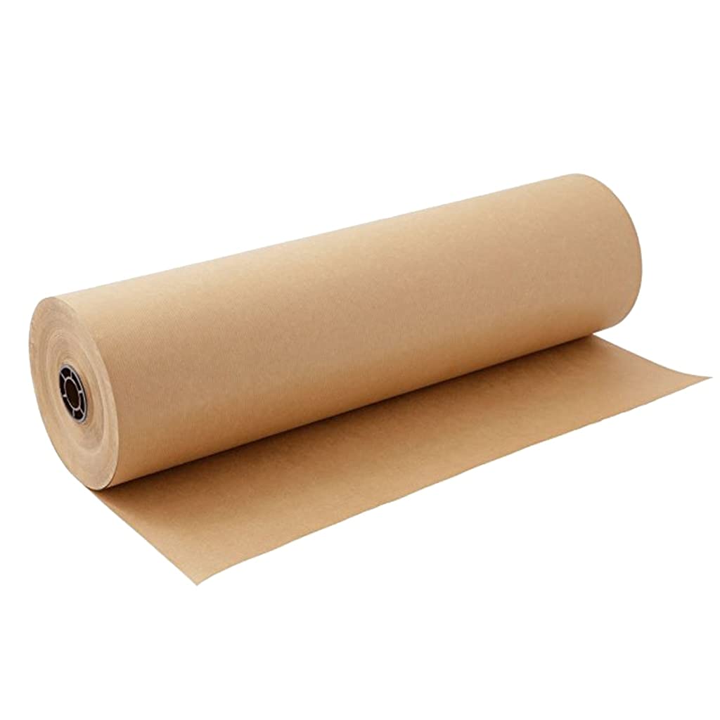 30 Meters Brown Kraft Wrapping Paper Roll - Natural Eco-Friendly Gift Wrapping Paper for Bouquets, Wedding, Birthday Party Decorations - Perfect for Floral Arrangements, DIY Crafts and Present Wrapping