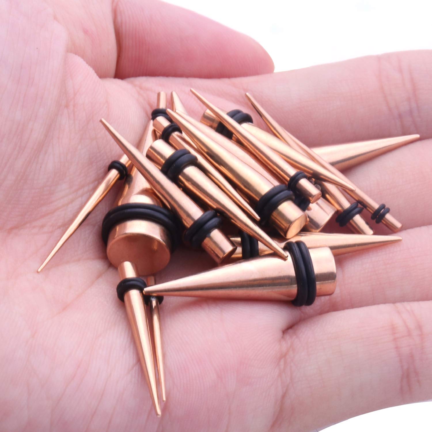 BodyJ4You 37PC Ear Stretching Kit for Beginners - 14G to 00G Gauges with Steel Tapers, Single Flare Plugs & Screw Fit Tunnels - Includes Aftercare Balm Wax - Perfect for Men & Women Ear Piercing Jewelry - Ideal for Ear Stretching, Healing & Style Enhancement