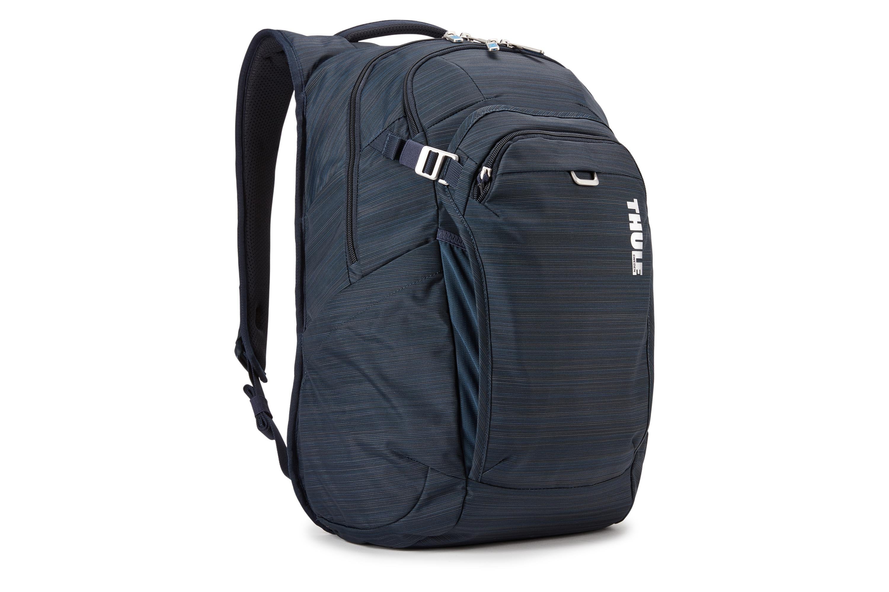 Thule Construct 24L Laptop Backpack - Carbon Blue | Water-Resistant Travel & Work Backpack for Men & Women | Perfect for Commuting, Business Trips & Daily Use