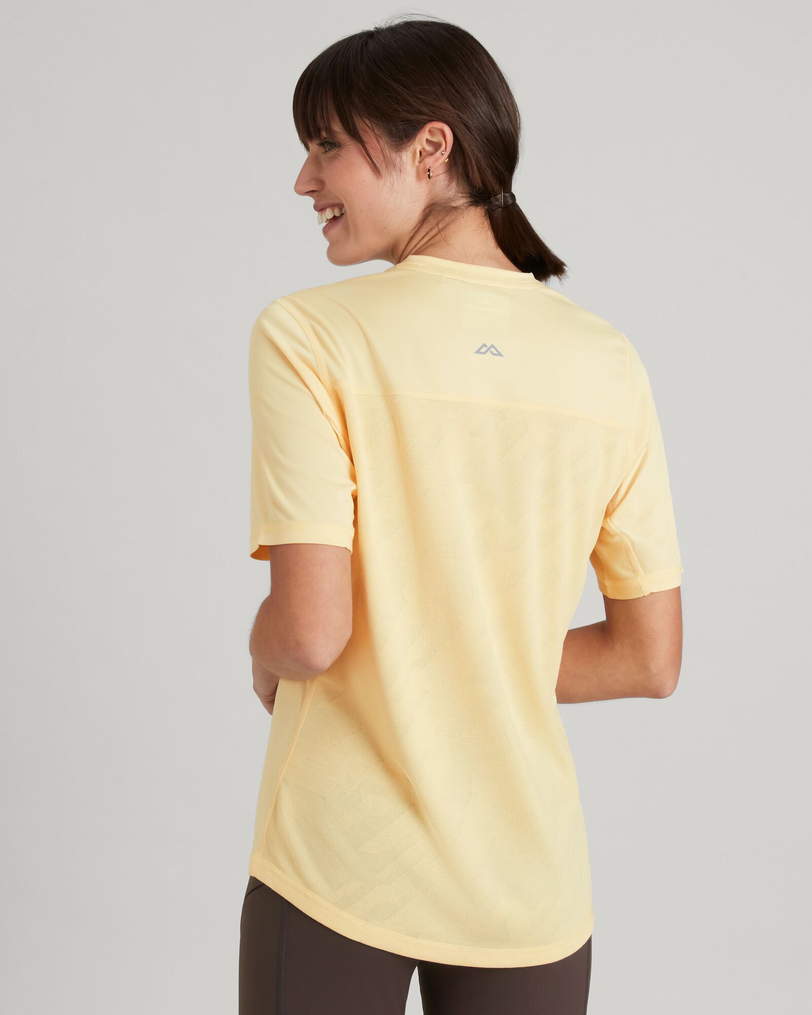 Accion Women's Dri-Motion Short Sleeve Moisture Wicking Active T-Shirt - Breathable Workout Top for Running, Yoga & Gym