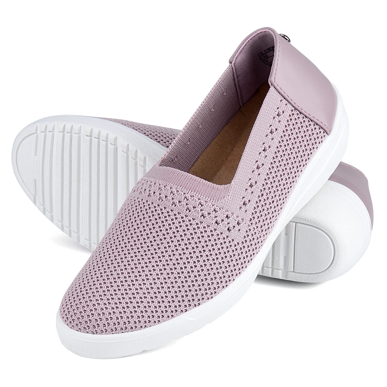 JENN ARDOR Women's Lightweight Breathable Slip-On Walking Shoes - Orthopedic Support for Casual Wear, Travel & Daily Comfort