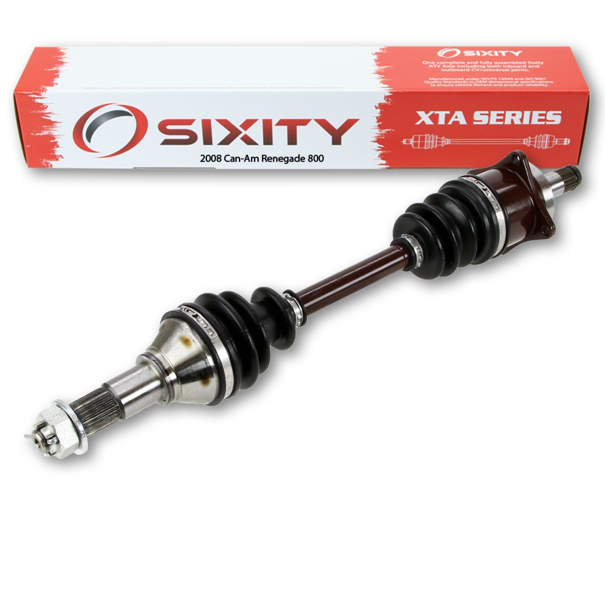 Can-Am Renegade 800 4X4 Front Left Axle Driver Side Replacement - Compatible with 2008 Models | Durable Off-Road ATV Parts for Trail Riding & Mud Adventures