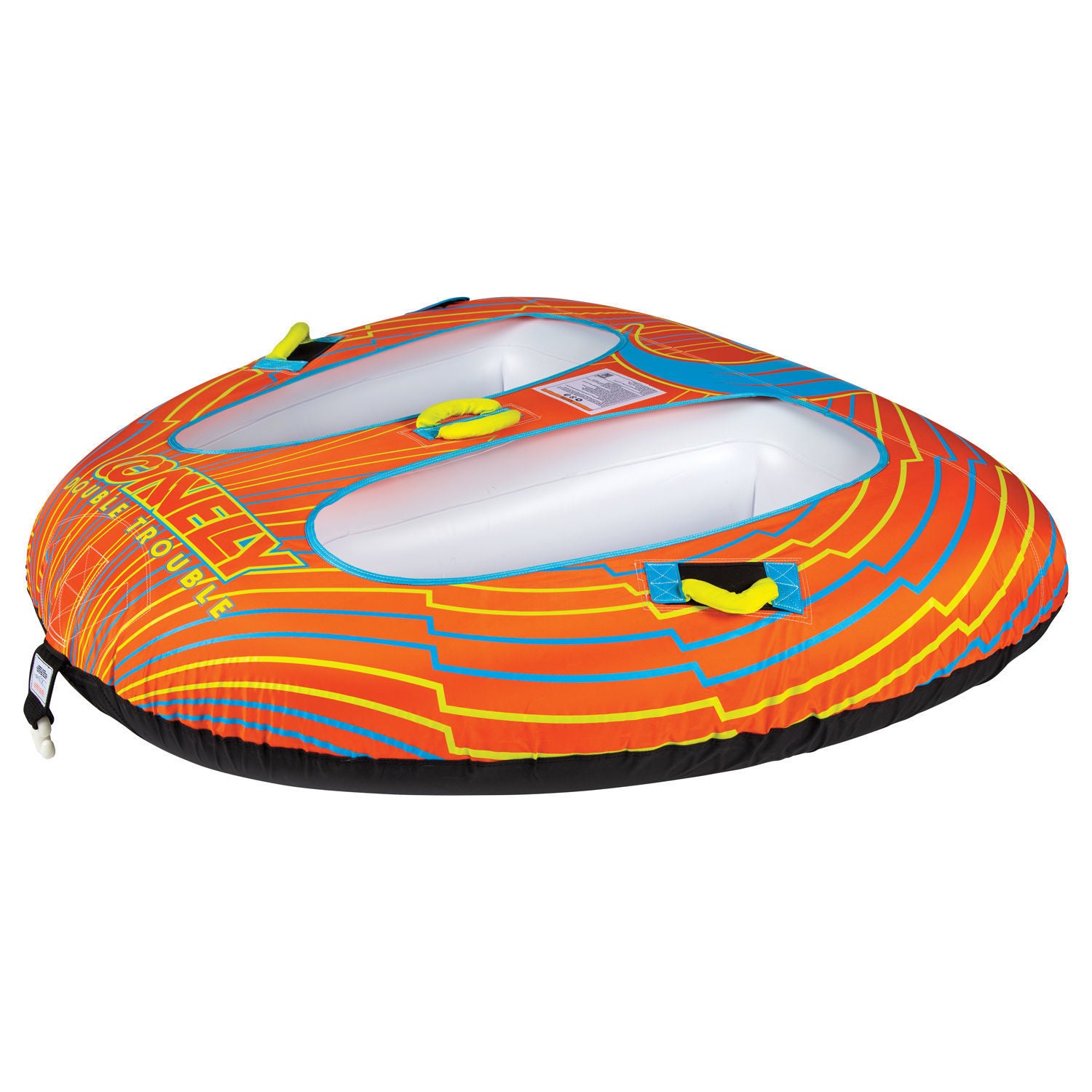 Connelly Double Trouble 2 Rider Towable Tube - High-Speed Inflatable Water Tube for Lakes & Rivers - Perfect for Summer Fun & Family Adventures