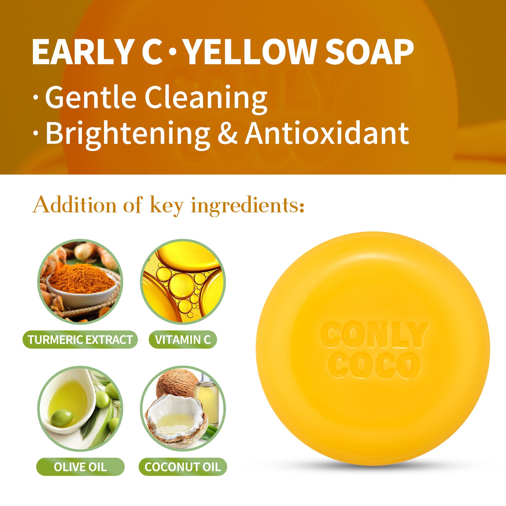 Nourishing Skin Soap with Natural Plant Extracts - Brightening, Antioxidant & Tightening Formula Reduces Wrinkles, Balances Oil & Gently Cleanses | Face & Body Cleanser for Delicate Soft Skin | Perfect for Daily Skincare Routine & Sensitive Skin Care