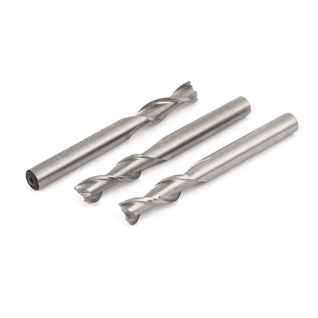6.5mm HSS-AL End Mill Cutter 3pcs for Metal & Woodworking
