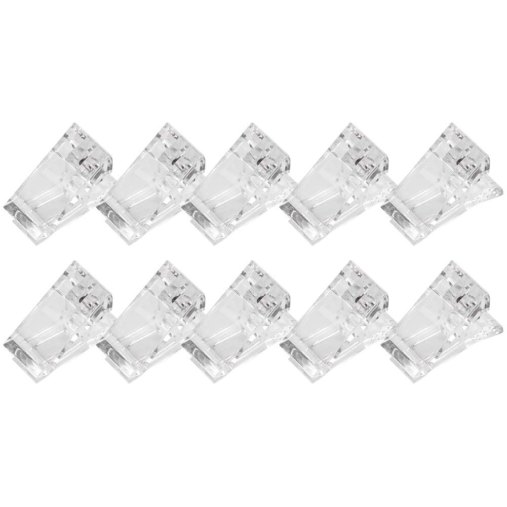 Professional Nail Gel Clips - Quick & Painless DIY Nail Building Mold Tool for Home & Salon Use | Perfect for Gel Nail Extensions, French Tips & Nail Art Designs