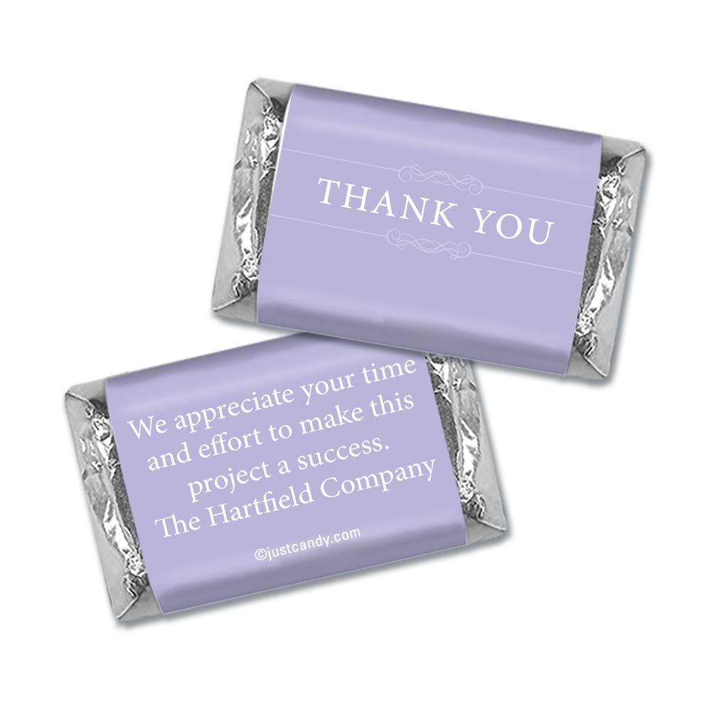 Personalized Lavender Mini Candy Favors - 75 Count Bulk for Weddings, Baby Showers & Thank You Gifts - Perfect for Party Favors and Special Occasions
