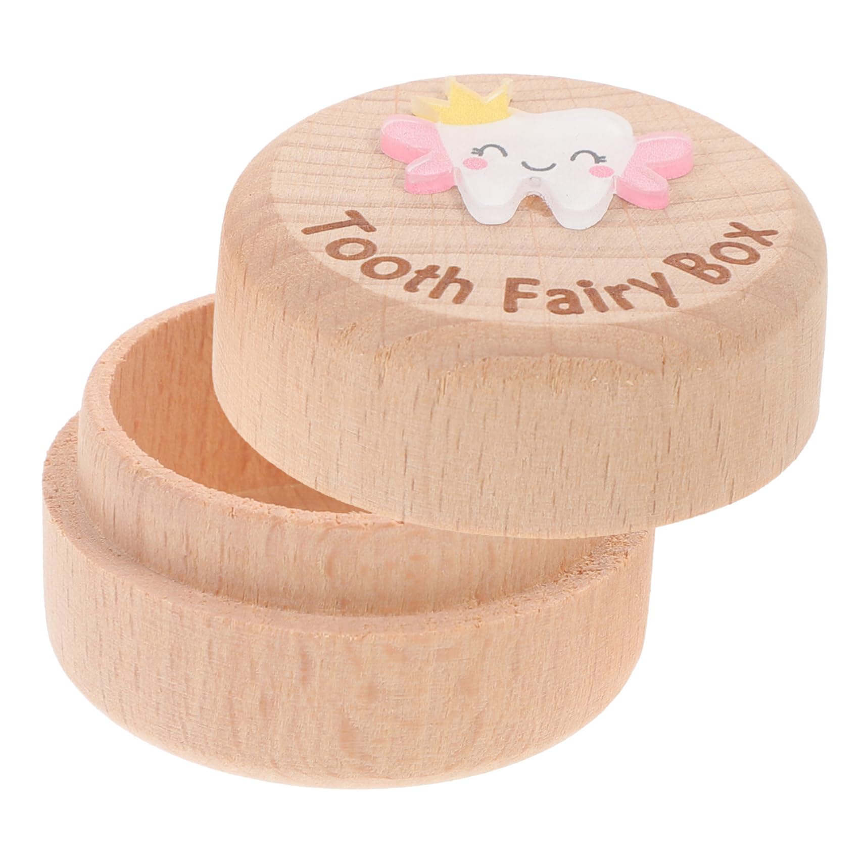 Wooden Tooth Box - Tooth Saver & Organizer for Kids & Adults - Perfect for Tooth Fairy Gifts, Baby Teeth Collection, and Dental Keepsakes - Ideal for Home, School, and Travel Use