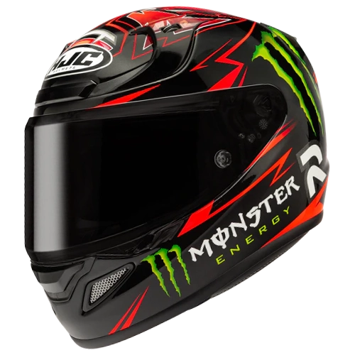 RPHA 12 Quartararo Replica Motorcycle Helmet - Premium DOT & ECE Certified Full Face Helmet for Racing & Street Riding - Lightweight & Aerodynamic Design for Maximum Comfort & Safety - Perfect for MotoGP Fans & Sport Bike Enthusiasts
