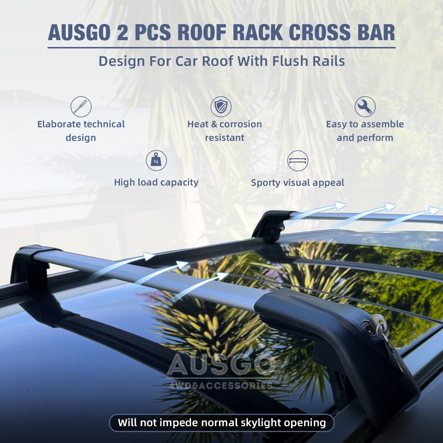 Premium Car Roof Rack for BMW X5 (2014-2024 Models) - Heavy Duty Cargo Carrier for SUVs - Perfect for Road Trips, Camping & Outdoor Adventures
