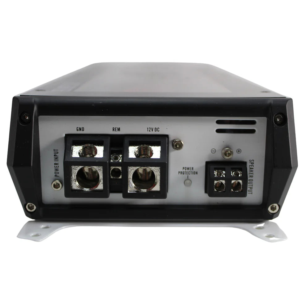 B2 Audio RIOT Series 2500W 1 Ohm Class D Monoblock Car Amplifier with RGB LED Lights - Powerful Bass Boost for Car Audio Systems, Subwoofers, and Custom Vehicle Stereo Installations