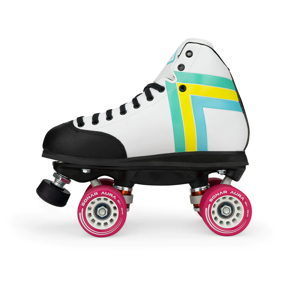 Antik Skyhawk Derby Roller Skates - Premium Quad Roller Skates for Women & Men - High-Performance Roller Derby Skates with Durable Wheels & Comfortable Boot - Perfect for Roller Derby, Rink Skating & Outdoor Use