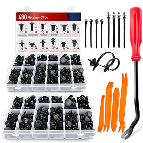 480Pcs Clips + Remover
