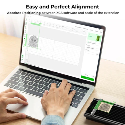 xTool F1 Laser Engraver Slide Extension - Precision Laser Cutting & Engraving Accessory for Wood, Metal, Leather | DIY Crafting, Home Decor & Personalized Gifts