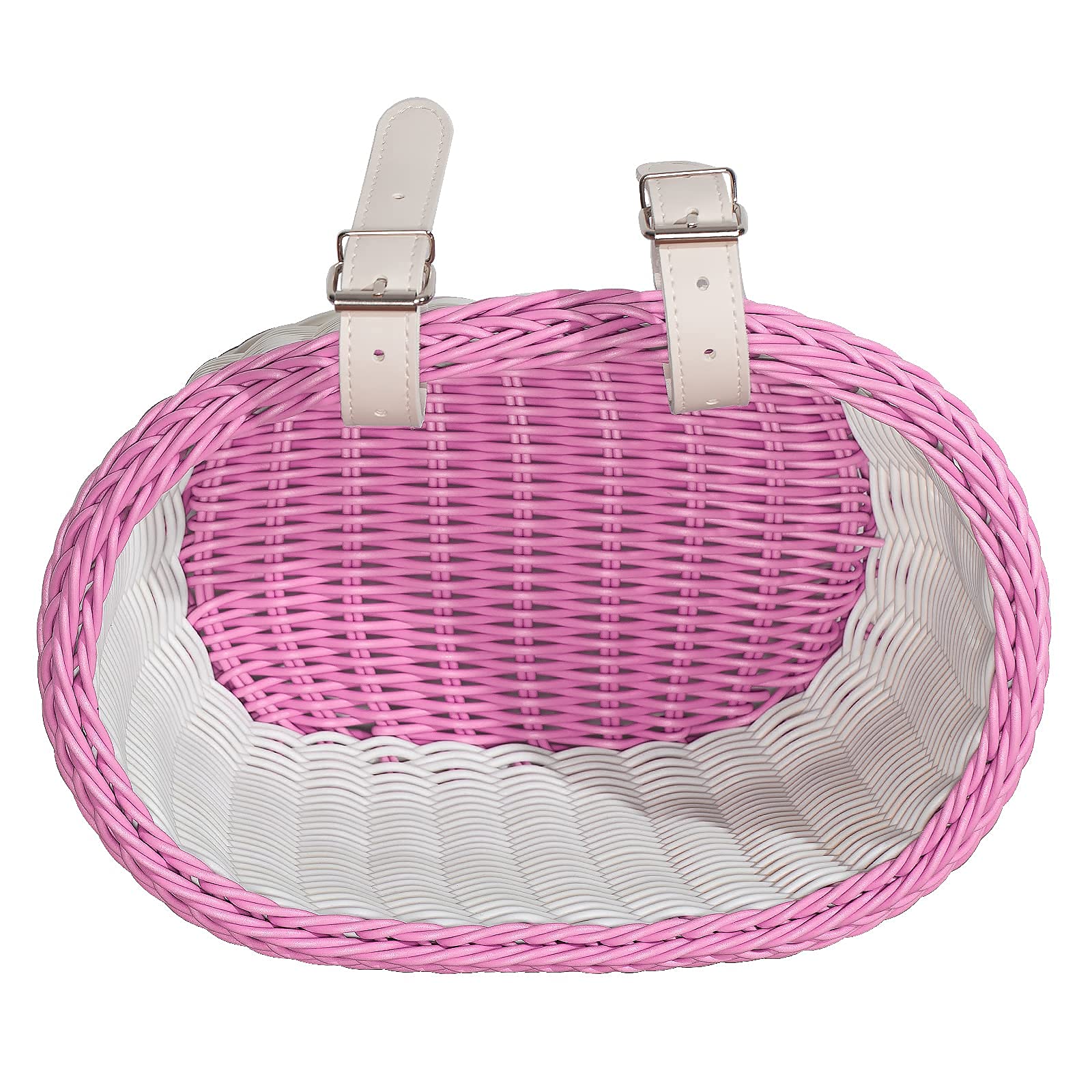 EIRONA Waterproof Front Handlebar Basket for 12-18 Inch Girls Bikes - Durable Bike Storage Accessory for School, Shopping & Picnics