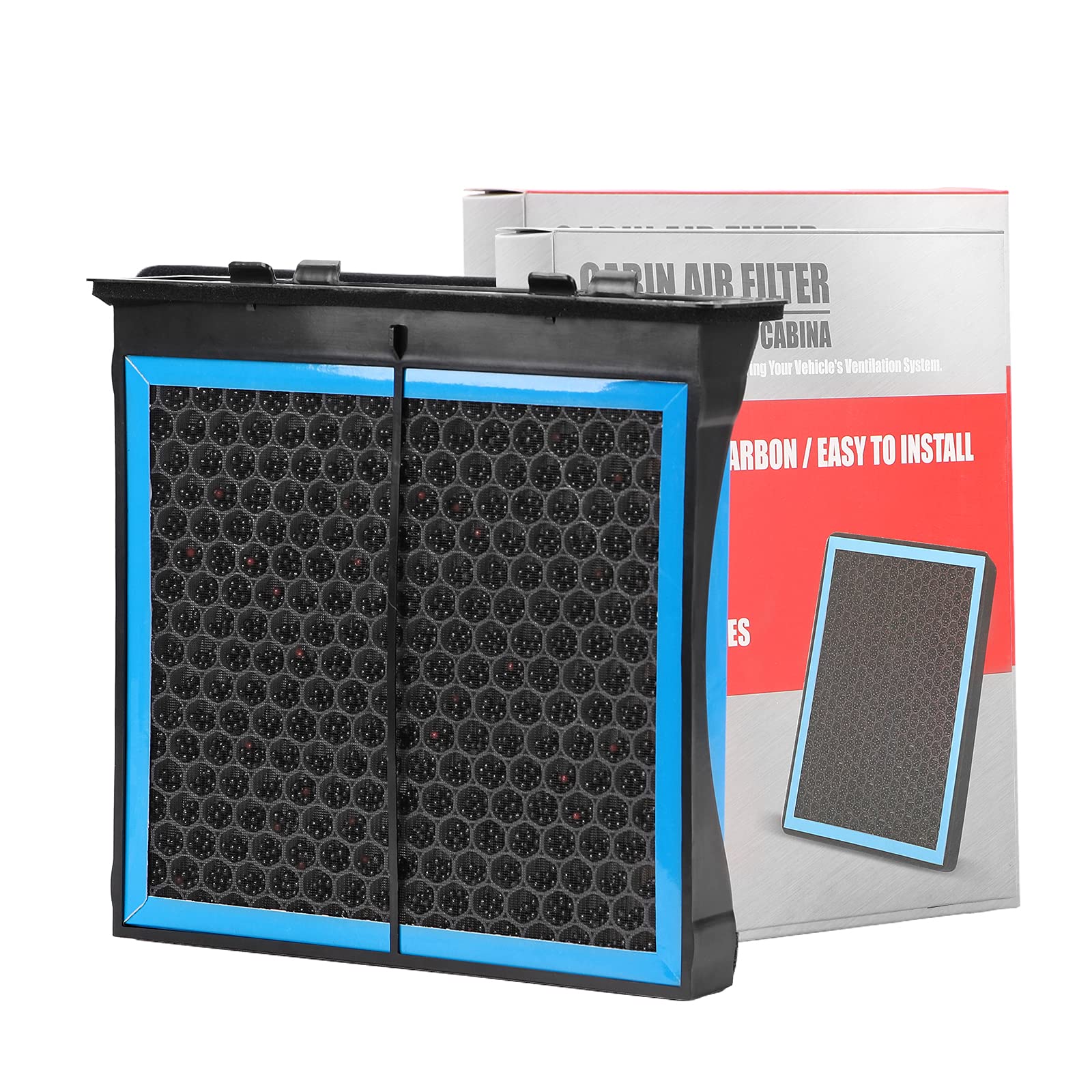 High-Performance CF10930 HEPA Cabin Air Filter with Activated Carbon - Compatible with SUBARU CROSSTREK, IMPREZA, WRX, IMPREZA XV (2008-2021) - Improves Air Quality & Reduces Allergens for Cleaner Driving Experience