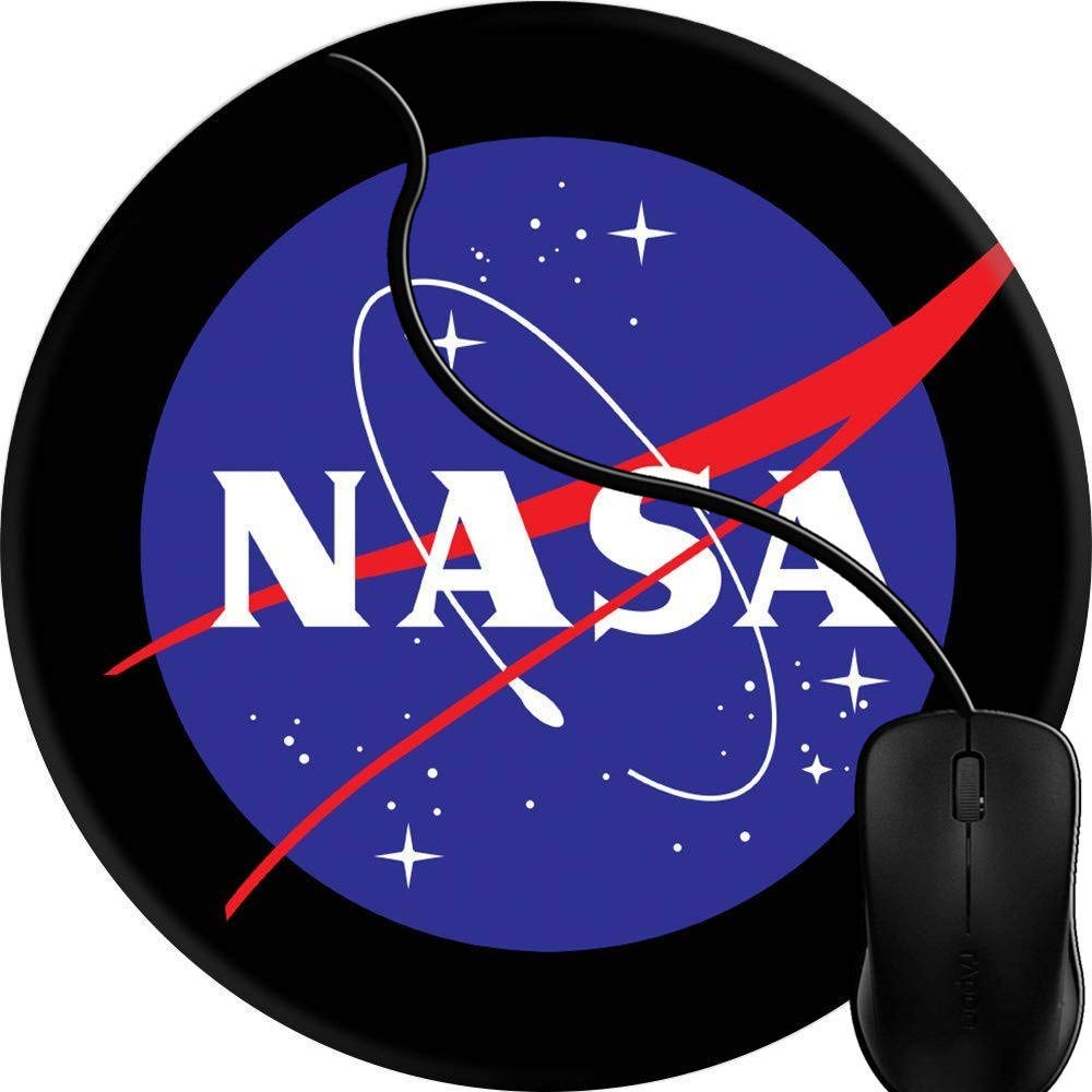 NASA Gaming Mouse Pad - Premium Textured Surface, Non-Slip Rubber Base, Laser/Optical Mouse Compatible - Perfect for PC Gaming, Office Work & Home Computer Setup (Model 1U2060)