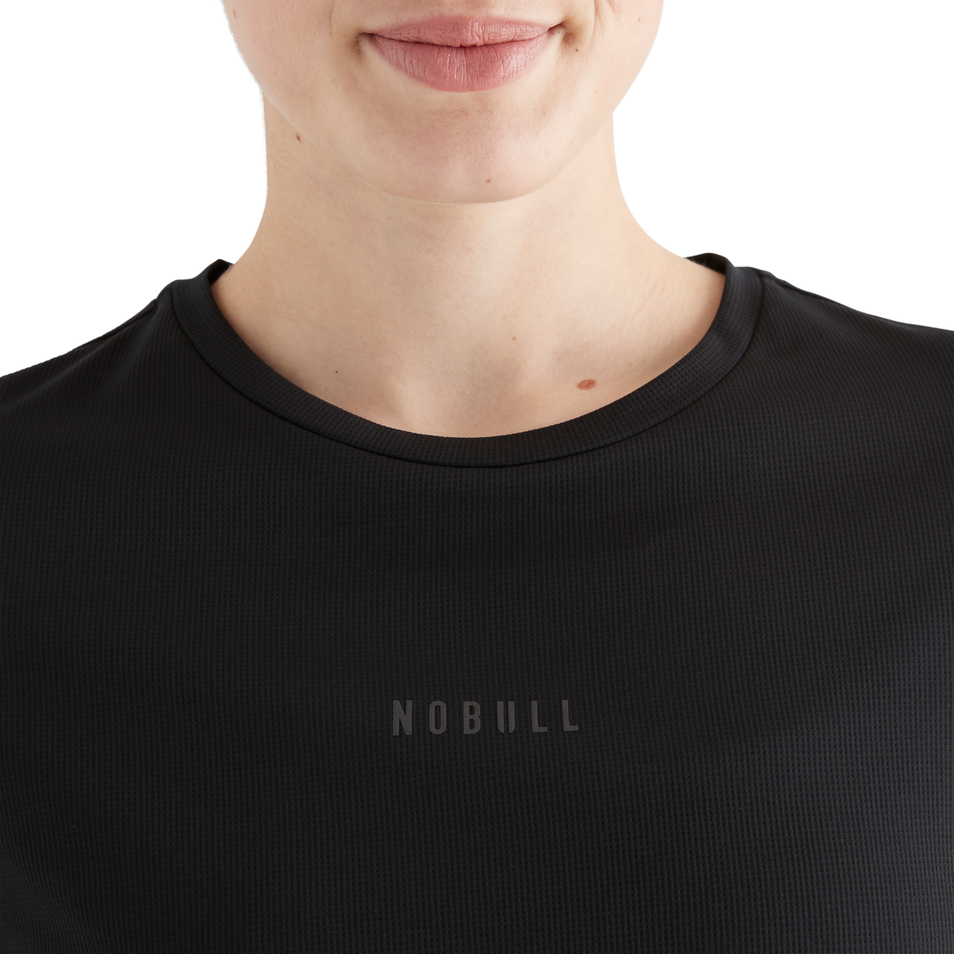 Deltapeak® Women's Micro Textured Tee - Soft & Breathable Short Sleeve Shirt for Casual Wear, Workout & Everyday Comfort