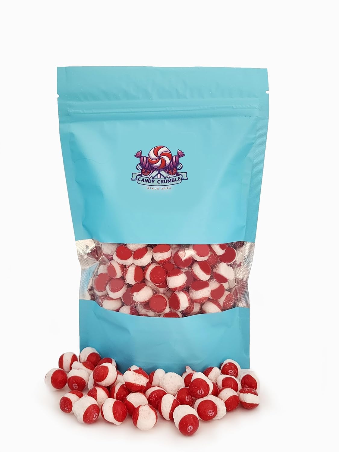 Freeze Dried Red Pops - Crunchy & Flavorful Premium Snacks (6 Oz) | Healthy On-The-Go Treat for Kids, Hiking & Office Snacking