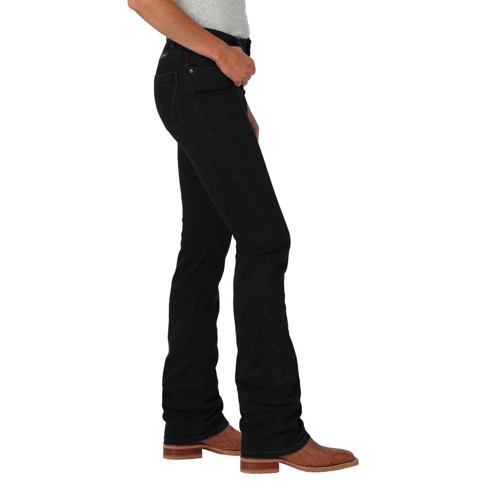 Wrangler Women's Mid Rise Ultimate Riding Jeans - Comfortable & Stylish Willow Molly Wash Denim for Equestrian & Casual Wear