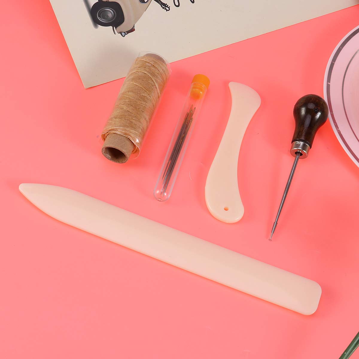 Complete Set of Sewing Supplies & Bookbinding Tools for DIY Crafts, Book Repair, and Scrapbooking Projects