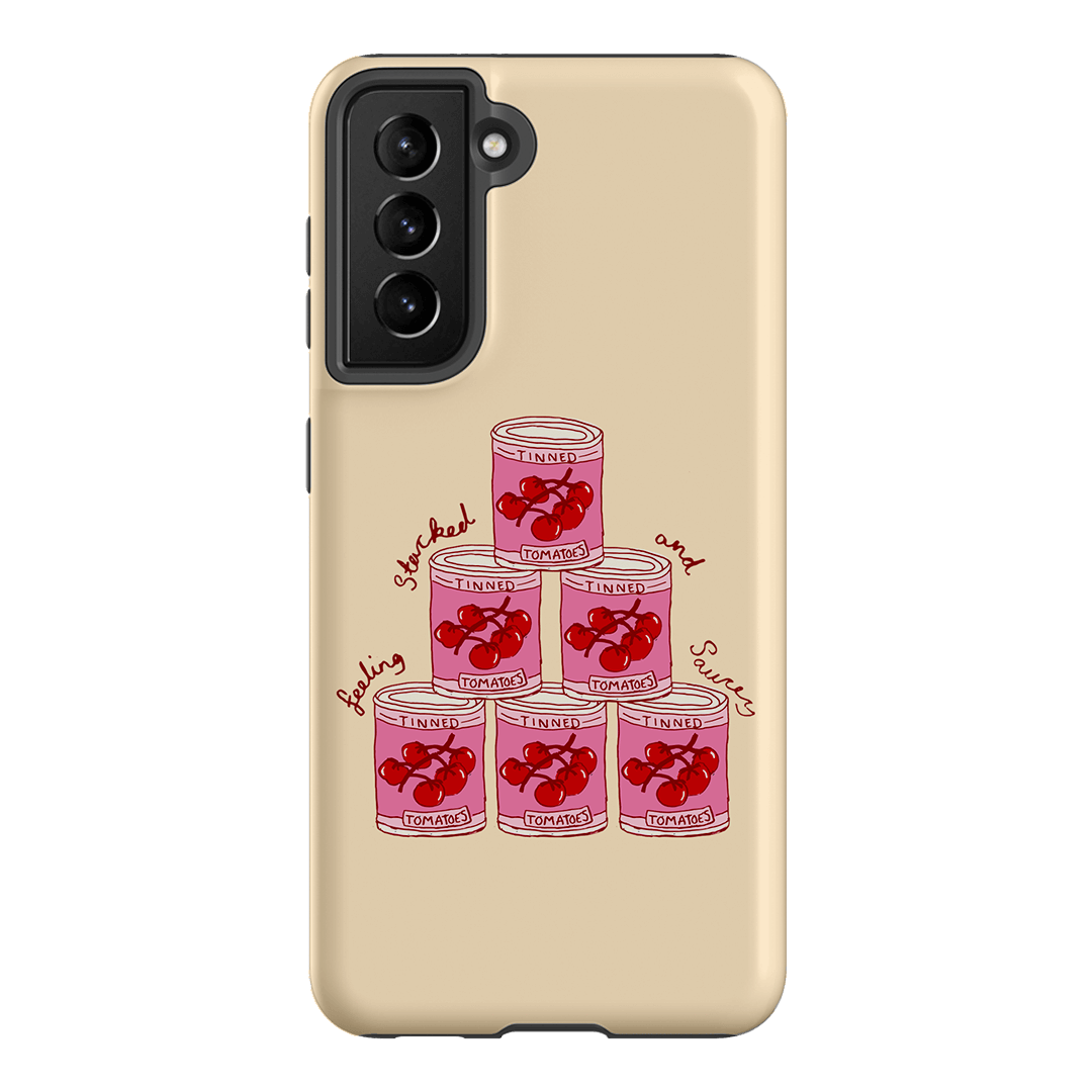 Stylish Saucy Supper Design Phone Case - Trendy Protective Cover for iPhone & Android - Perfect for Daily Use, Work & Travel