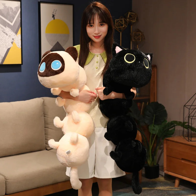 50/80/130CM Soft Plush Caterpillar Cat Toy - Cute Stuffed Animal Pillow for Kids, Funny Bed Cushion & Gift for Children | Perfect for Playtime, Naptime & Room Decor