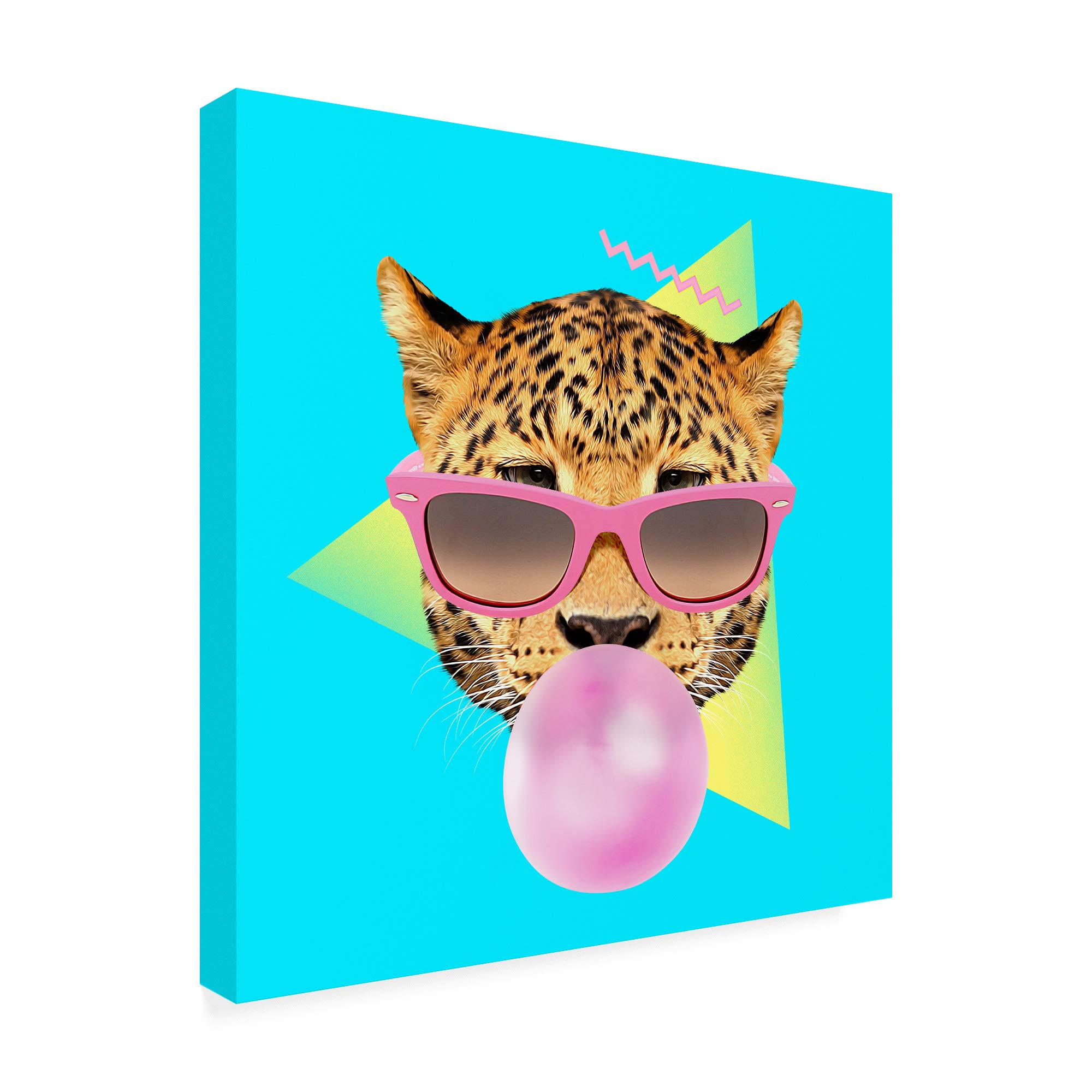 Robert Farka Bubble Gum Art Print - 14x14 Inch Modern Pop Art Wall Decor for Living Room, Bedroom & Office | Trademark Fine Art