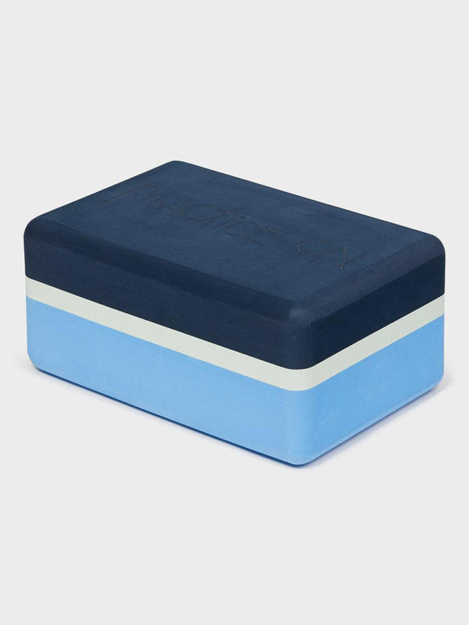 Manduka Recycled EVA Foam Yoga Block - Non-Slip Yoga Brick for Support & Alignment - Ideal for Yoga, Pilates & Meditation at Home or Studio