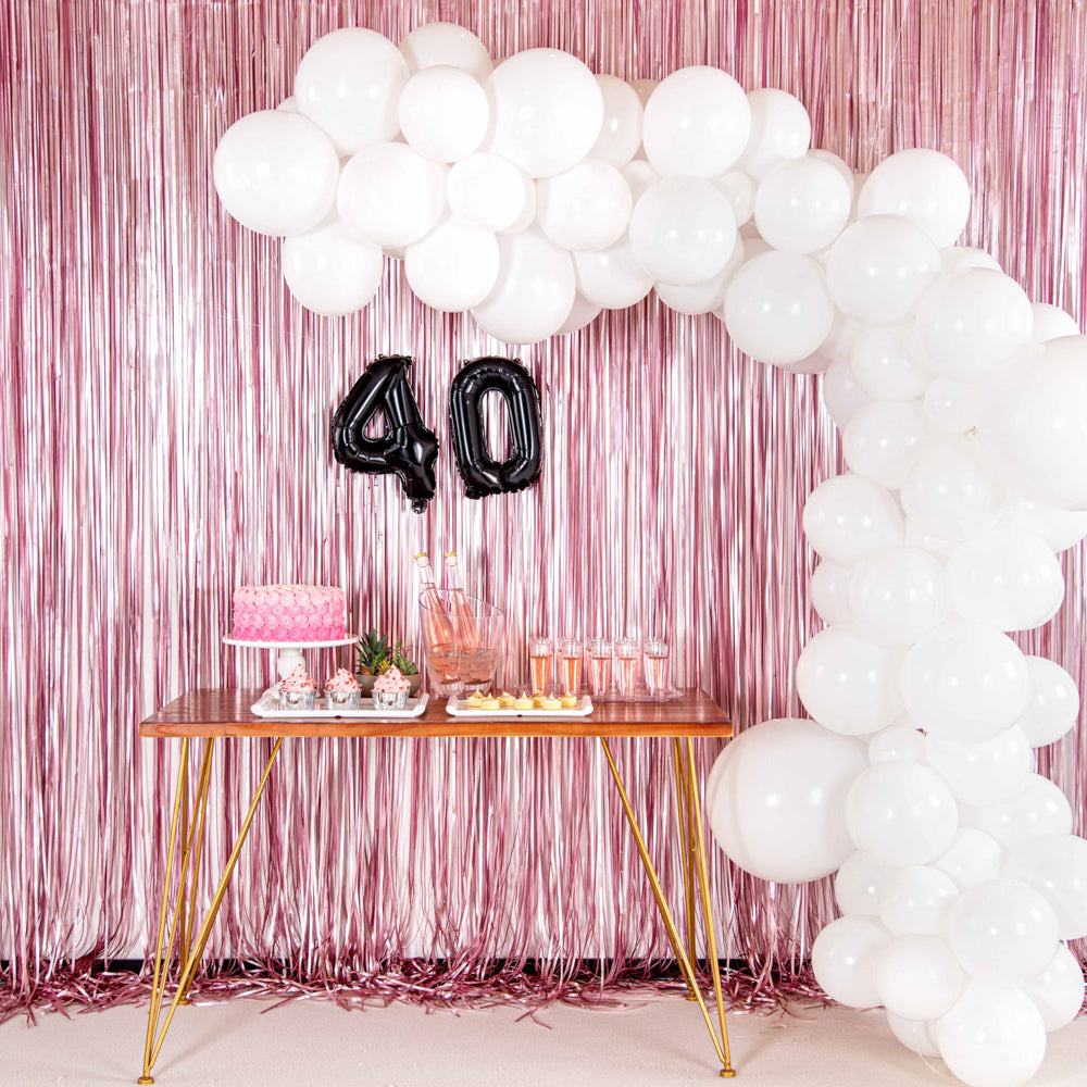 Balloonify Black Mylar Number 4 Balloon - 16 Inch Large Foil Number Balloon for Birthdays, Parties & Celebrations (1 Count Box)