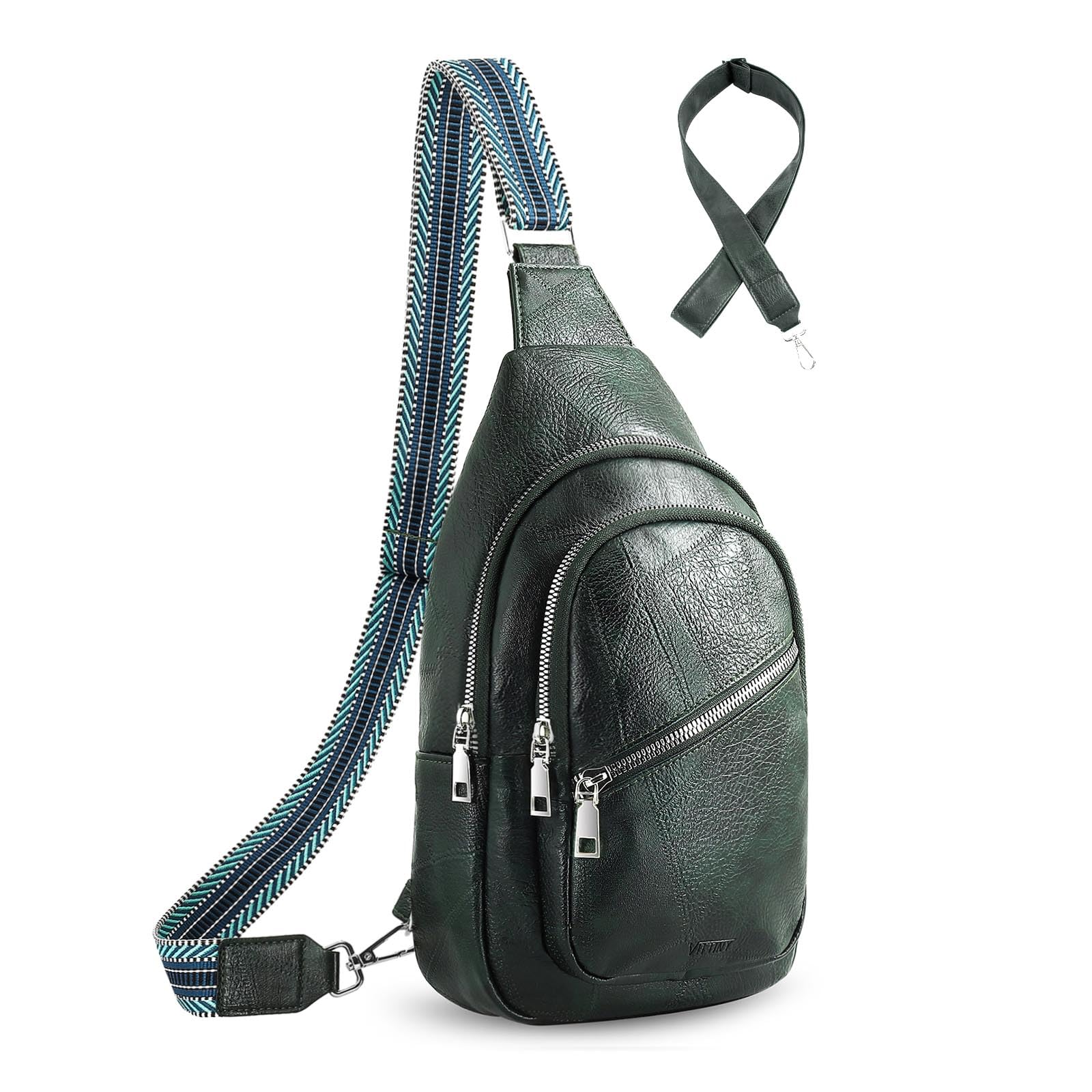 Trendy Women's Crossbody Sling Bag - Faux Leather Chest Purse & Fanny Pack | Perfect for Travel, Shopping & Everyday Use