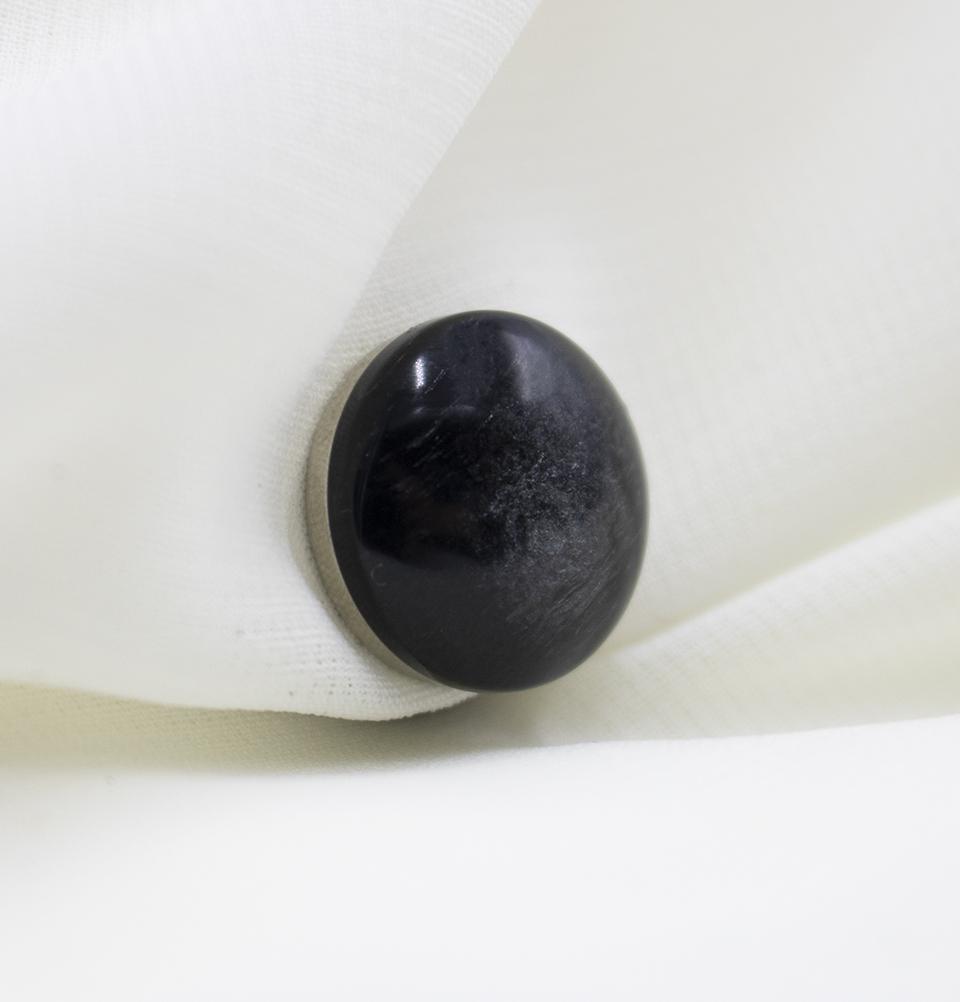 Brushed Gloss Magnetic Hijab Pin - Black | Secure & Stylish Headscarf for Women | Perfect for Daily Wear, Work & Special Occasions