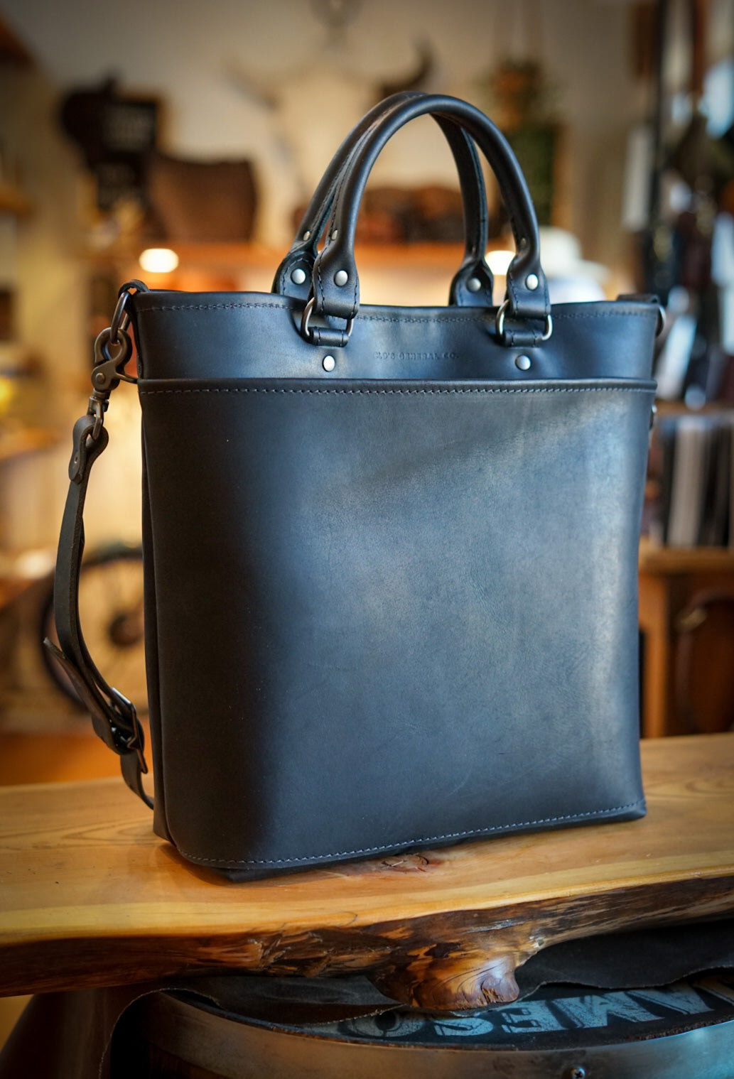 Stylish Flat Black Handbag for Women - Trendy Crossbody Purse with Adjustable Strap - Perfect for Work, Travel & Everyday Use