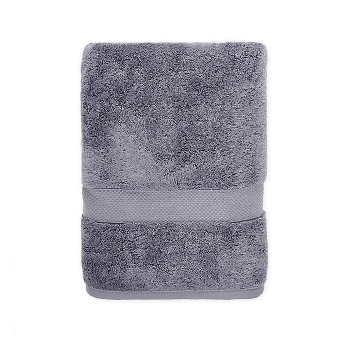 Premium Wamsutta Egyptian Cotton Bath Towel Set - Ultra Soft & Absorbent, Alloy Color - Luxury Spa & Bathroom Essentials for Home & Hotel Use