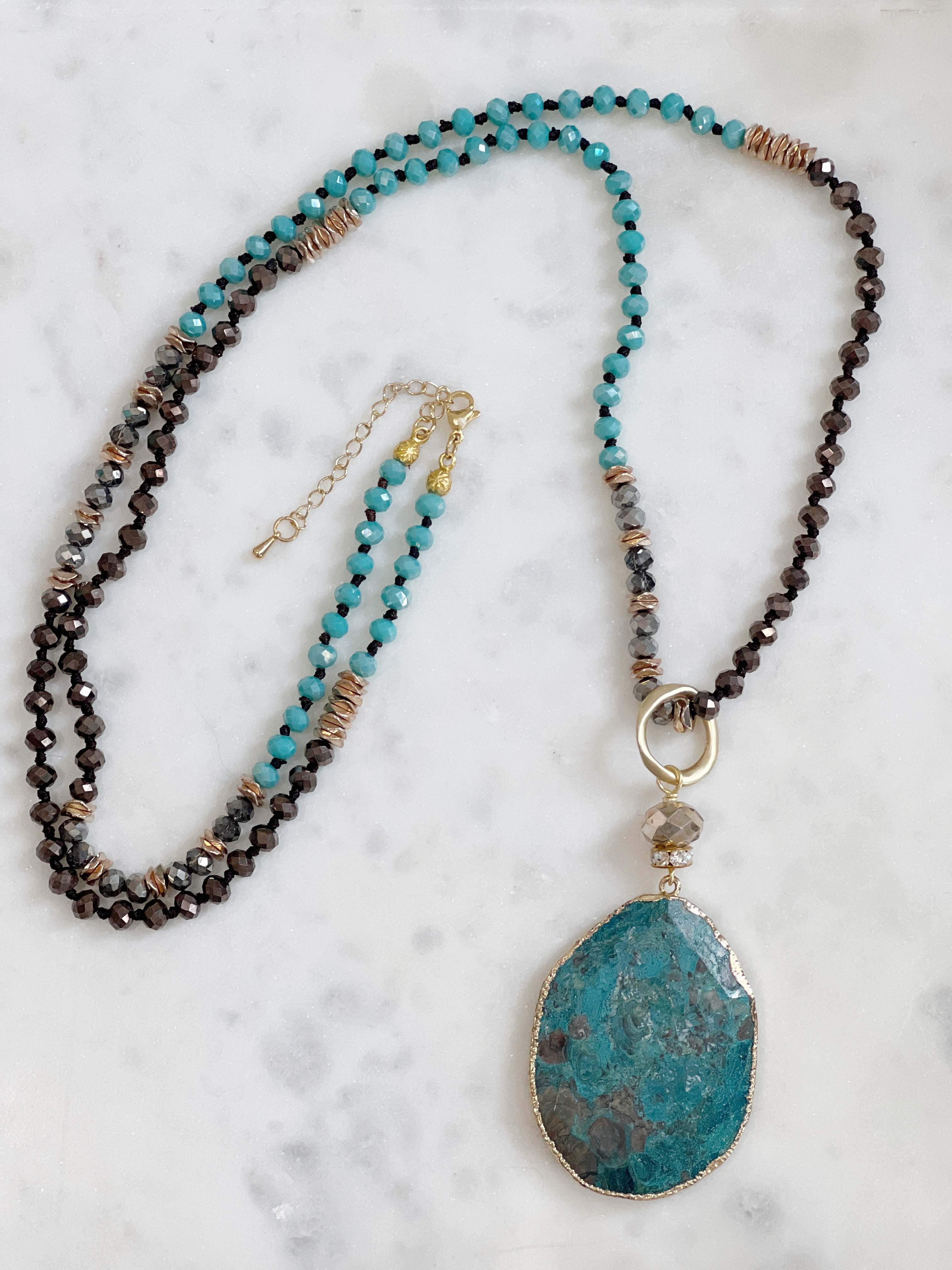 Jasper 5-Way Adjustable Multi-Layer Necklace for Women | Boho Chic Jewelry Gift for Everyday Wear & Special Occasions