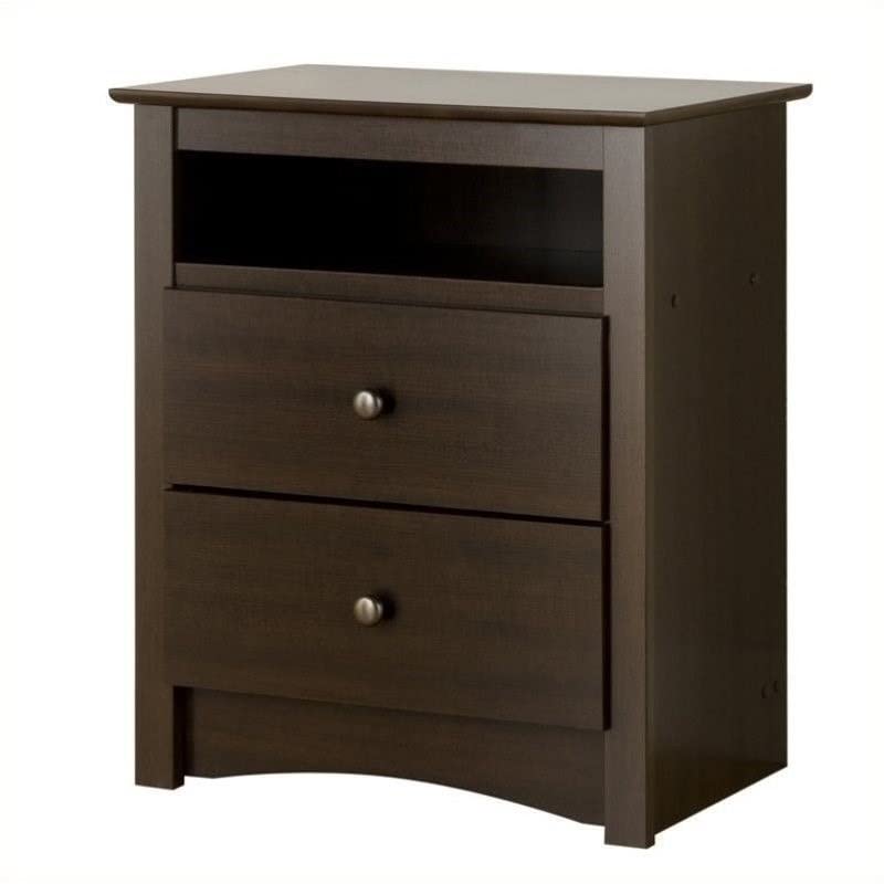Home Square 3-Piece Bedroom Set - Espresso Finish Dresser & 2 Nightstands | Perfect for Master Bedroom, Guest Room & Apartment Furniture