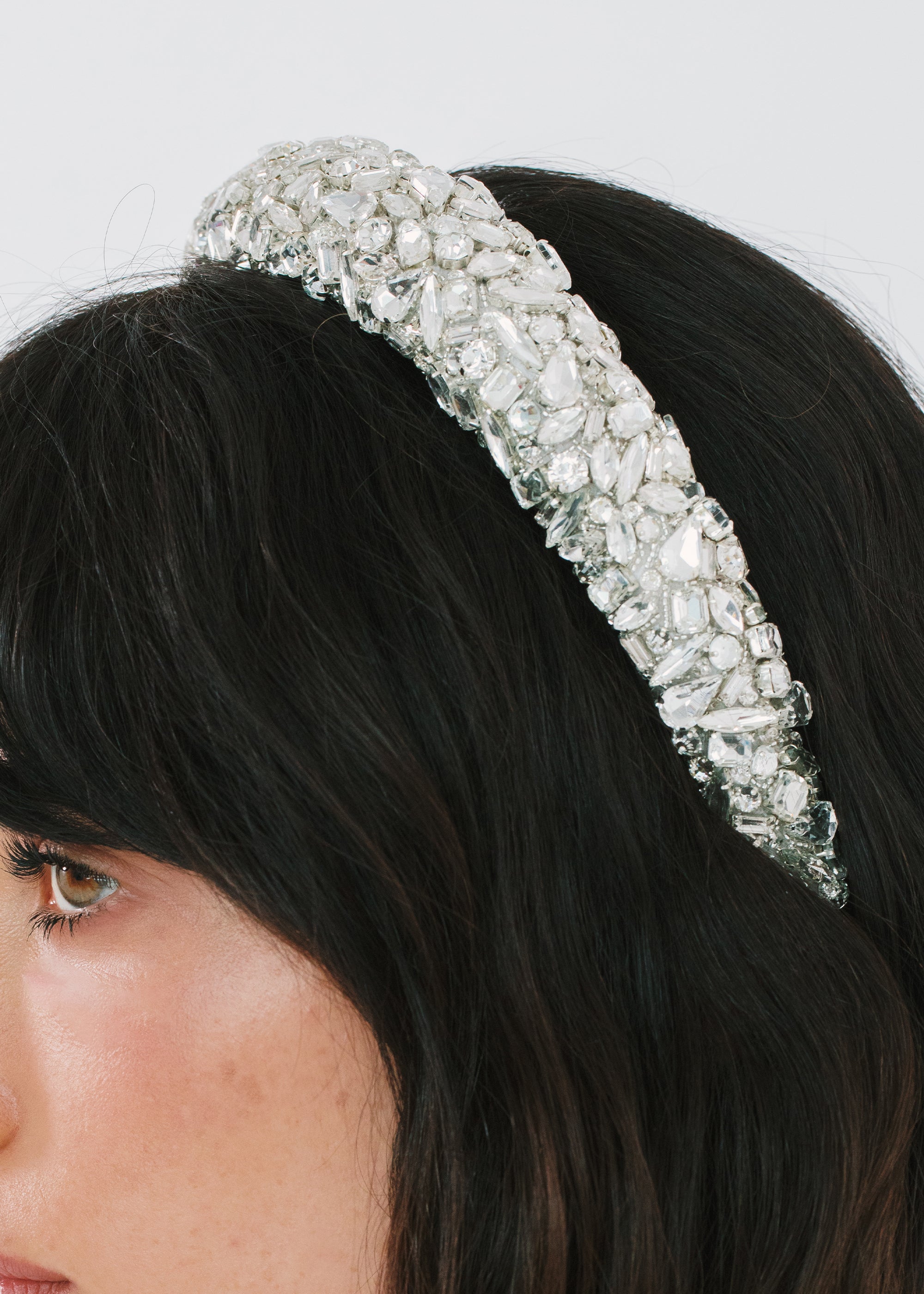 Crystal Headband for Women - Elegant Rhinestone Hair Accessories for Parties, Weddings & Special Occasions