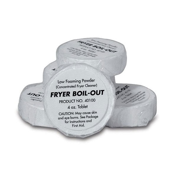 FMP 143 1096 Commercial Fryer Boil Out Tablets - Deep Cleaner for Restaurant Fryers (5-Pack) - Perfect for Fast Food Chains & Commercial Kitchens