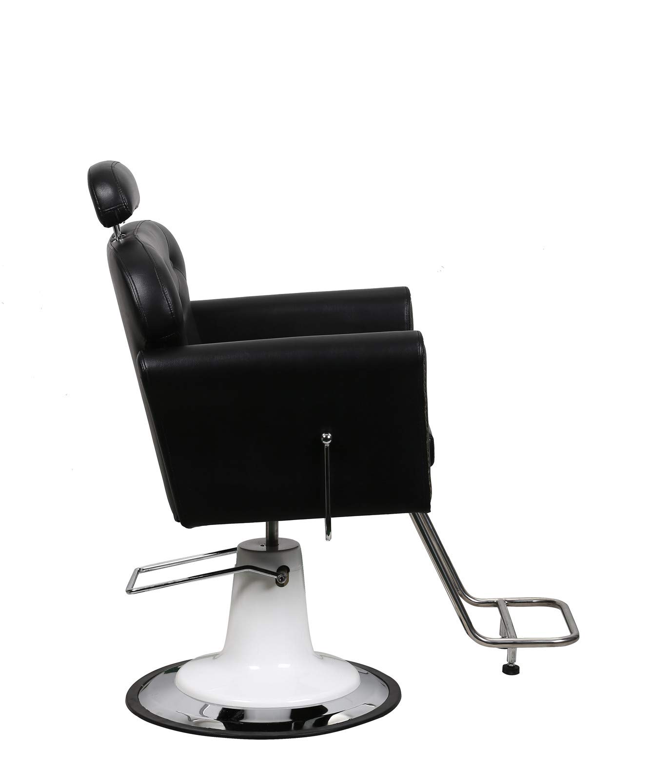 Heavy Duty Hydraulic Barber Chair - Professional Salon Swivel Styling Chair with Reclining Function for Hair Cutting & Shampoo | Beauty Salon & Barber Shop Equipment
