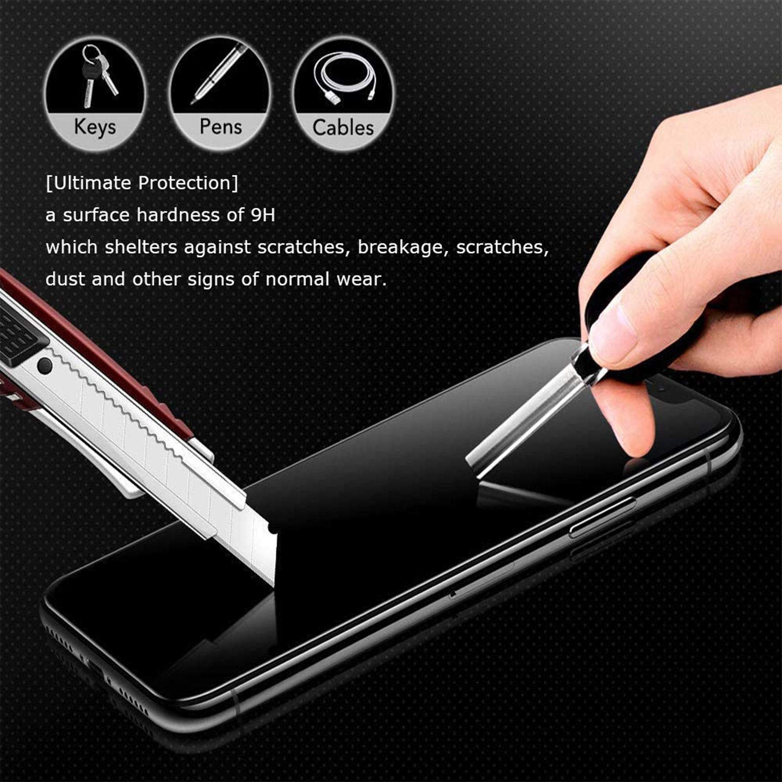 Oukitel WP10 Screen Protector 4-Pack, 9H Hardness Anti-Scratch for Outdoor Use