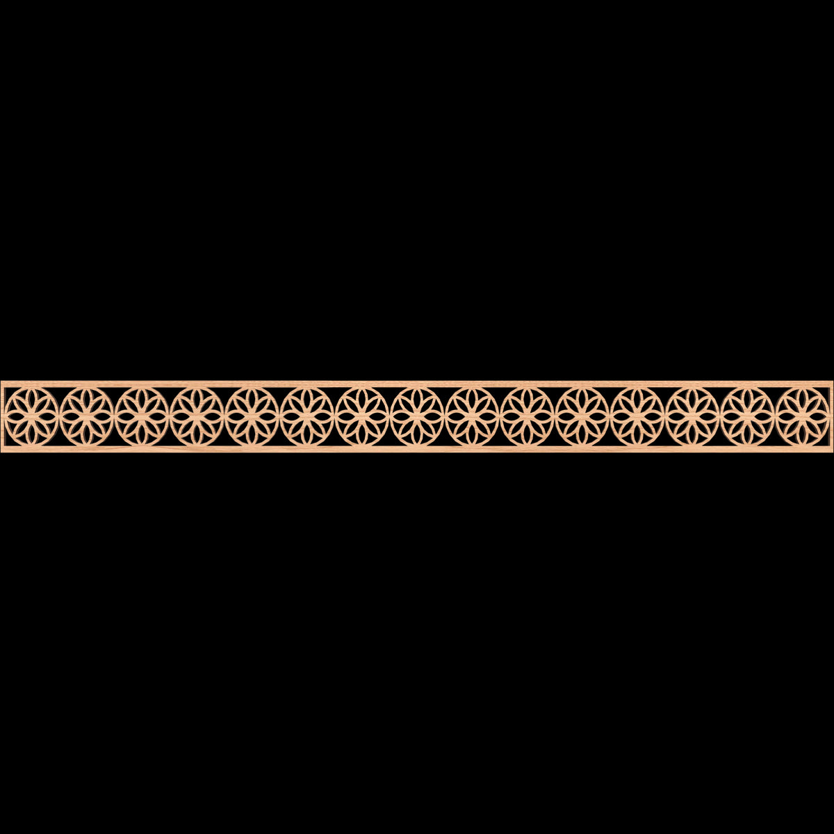 Blume Fretwork Moulding - Decorative Wood Trim for Home Interior Design | Perfect for Wall Paneling, Ceiling Accents & DIY Projects