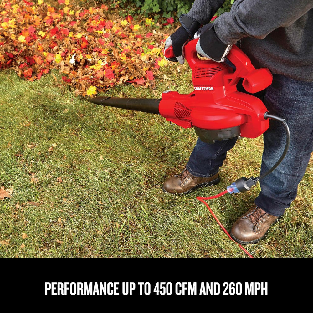 CRAFTSMAN CMEBL7000 3-in-1 Leaf Blower, Vacuum & Mulcher - Wearable Yard Cleaner for Fall Leaves, Lawn Debris & Garden Maintenance - Perfect for Homeowners & Landscaping Professionals